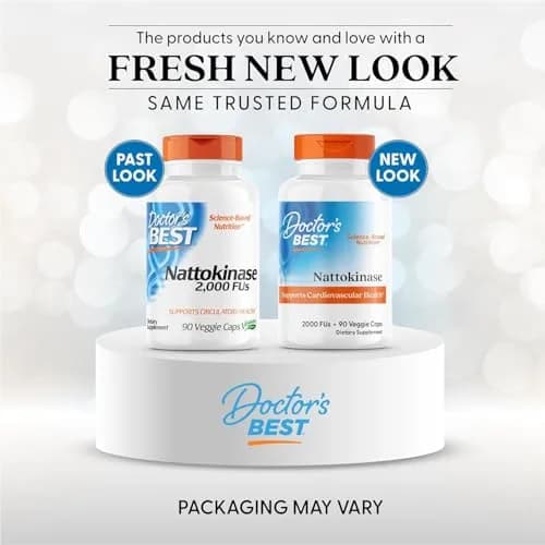 Doctor's Best Nattokinase 2000 FU Supplement 90 Veg Caps | Supports Circulatory Health thumbnail 2