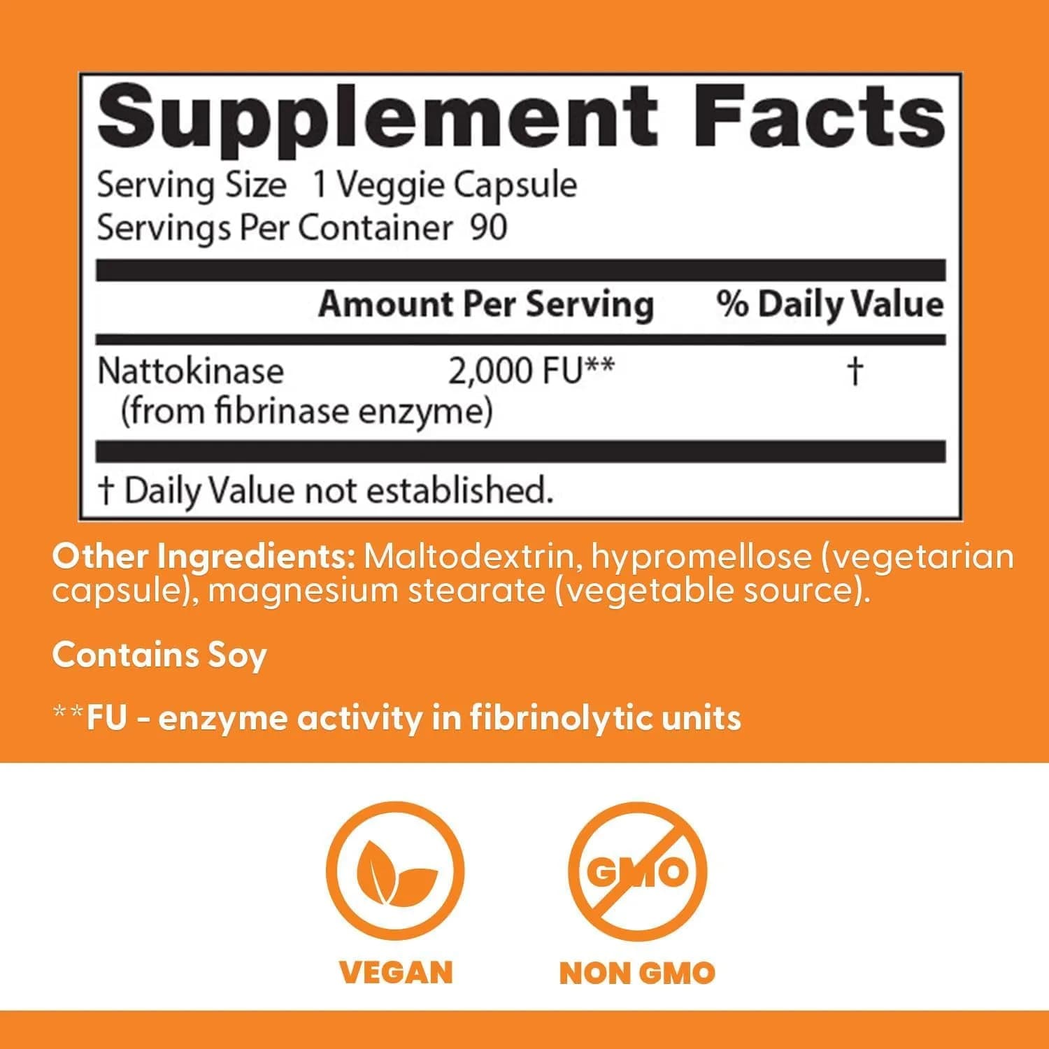 Doctor's Best Nattokinase 2000 FU Supplement 90 Veg Caps | Supports Circulatory Health - view 4