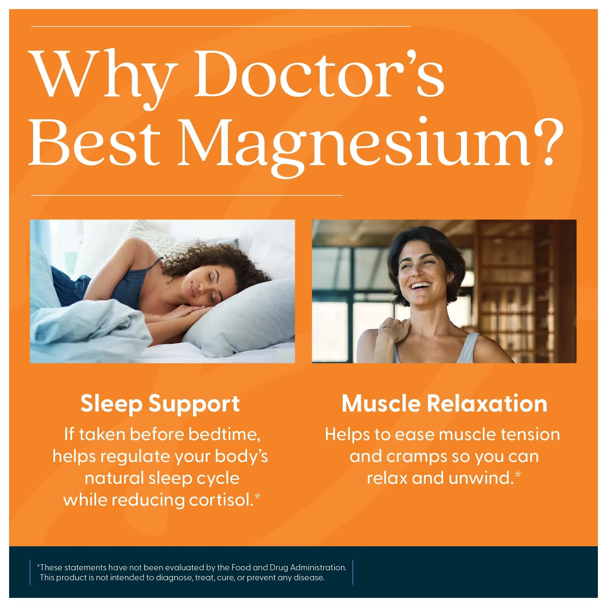 Doctor's Best High Absorption Magnesium Glycinate Lysinate Supplement 200mg 240 Count Tablets | Sleep Support & Muscle Relaxation - view 6