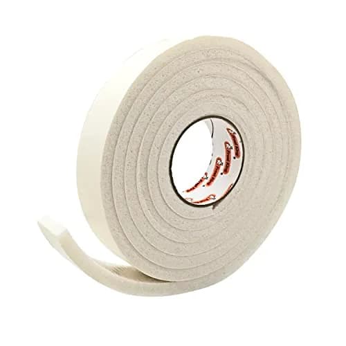 Frost King R516WH Sponge Rubber Foam Tape 1/4" x 7/16" x 10' | Weatherproofing Seal thumbnail 2