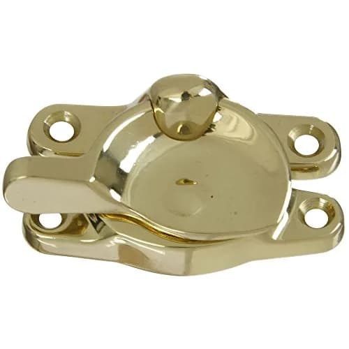 National Hardware Solid Brass Sash Lock | Traditional Window Security Hardware 16.8cm (6.625 in) thumbnail 1