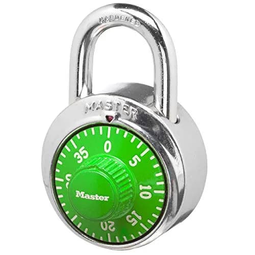 Master Lock 1505D Locker Lock Combination Padlock 48mm (1.88in) | Resettable 3-Digit Security thumbnail 1
