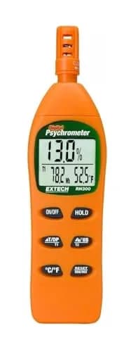 Extech RH300 Digital Psychrometer Humidity Meter -20 to 50°C (14 to 122°F) | Measures RH, Temp, Dew Point, Wet Bulb thumbnail 1