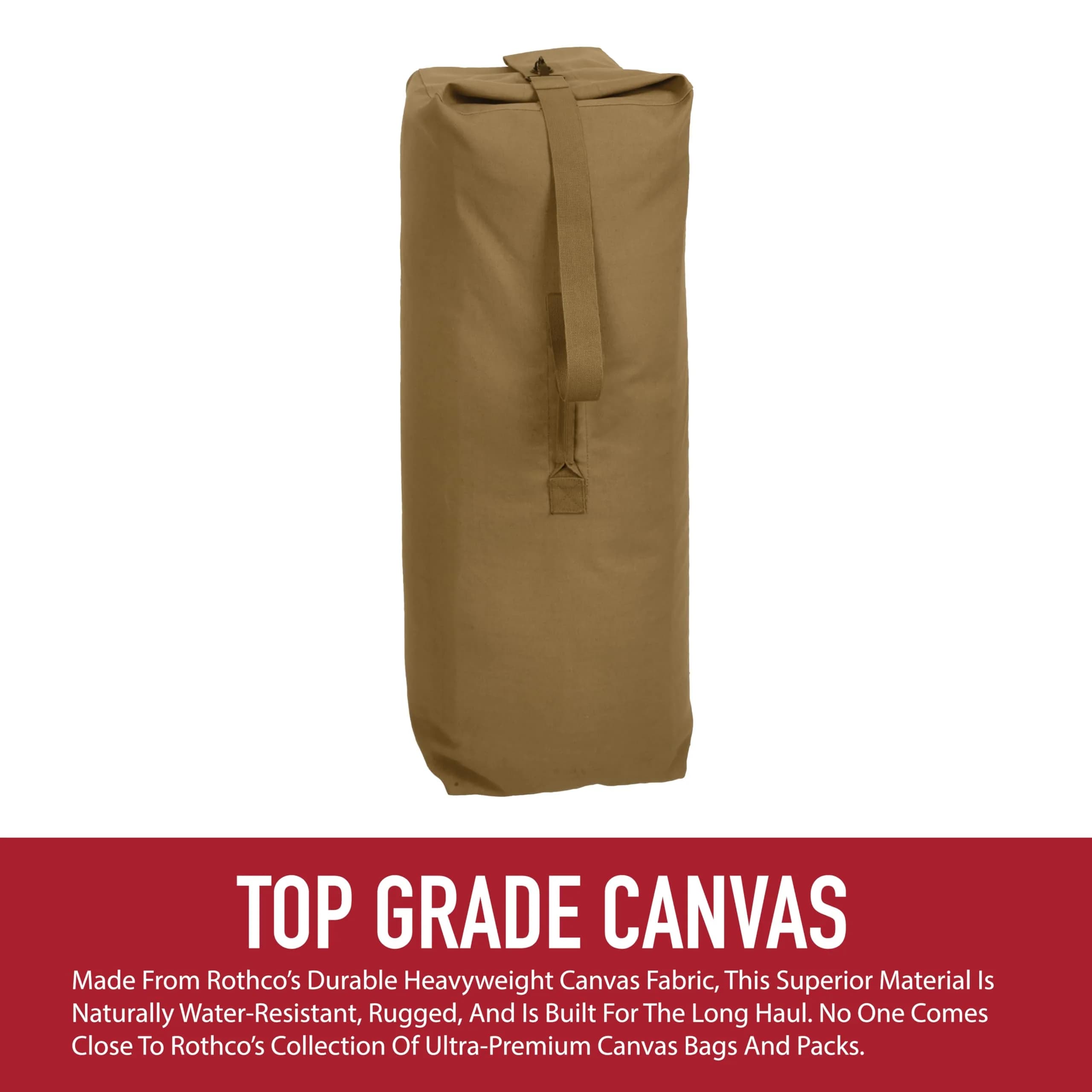 Heavyweight Top Load Canvas Duffle Bag thumbnail 2