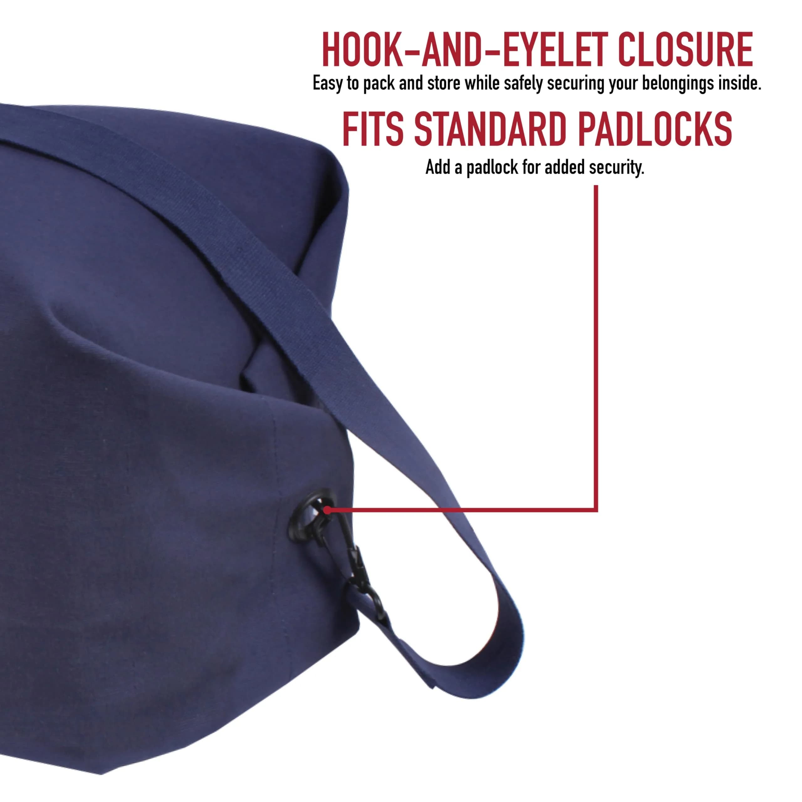 Heavyweight Top Load Canvas Duffle Bag thumbnail 4