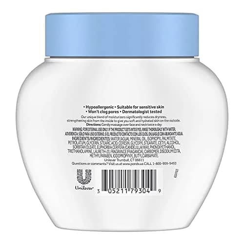 Pond's Extra Rich Dry Skin Cream 10.1 oz (286 g) | Deep Hydration for Smooth, Soft Skin thumbnail 2
