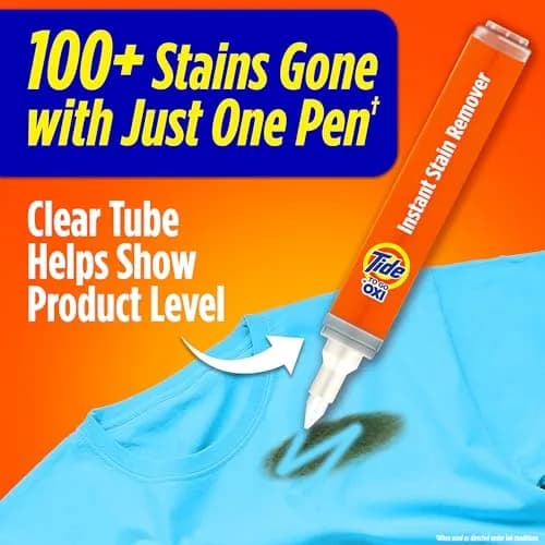 Tide To Go Instant Stain Remover Pen, 0.33 Fl Oz (1 ml) | Works on Fresh Food & Drink Stains thumbnail 2