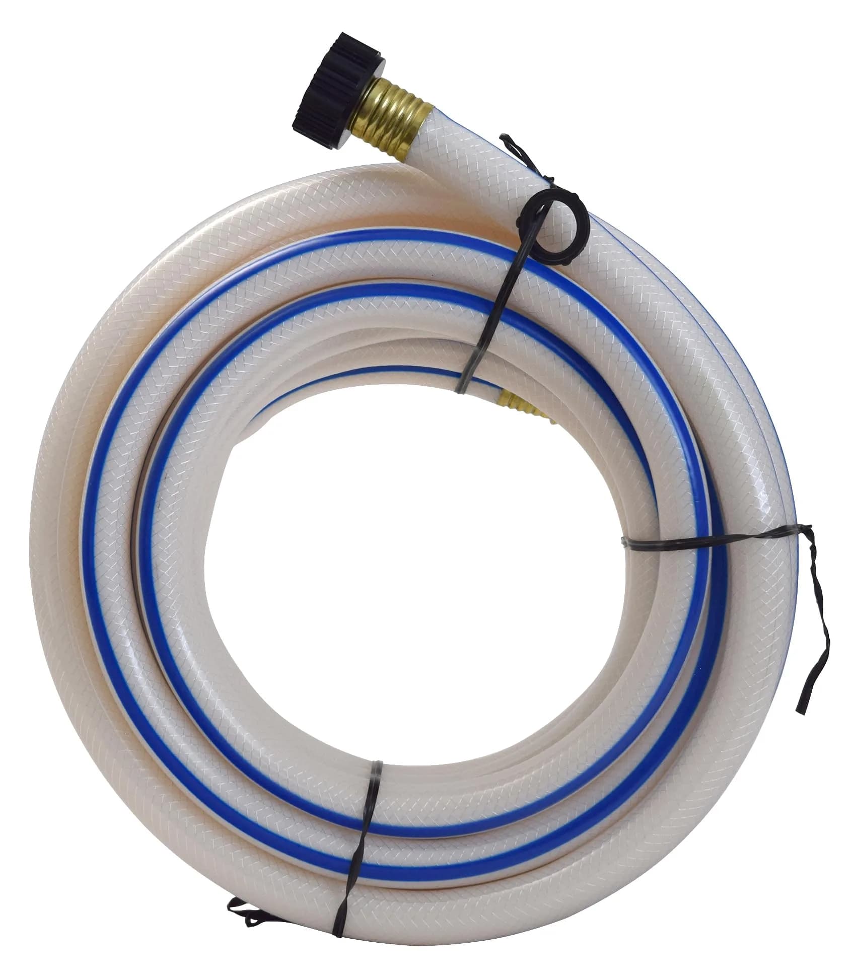 Valterra AquaFresh High Pressure Drinking Water Hose 15.88mm (5/8") x 7.62m (25') White | NSF Certified for RV Hookups - main product image