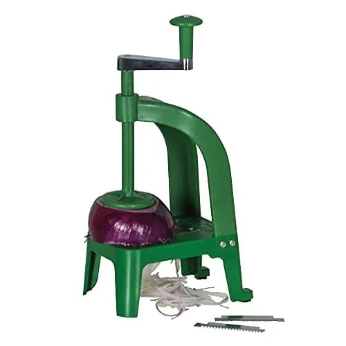 Benriner Vegetable Slicer | Durable Kitchen Tool with Interchangeable Blades (One Size, Green) thumbnail 1