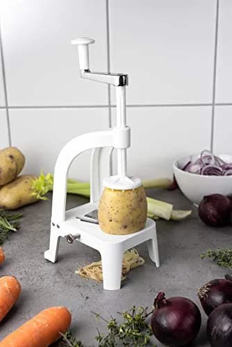 Benriner Vegetable Slicer | Durable Kitchen Tool with Interchangeable Blades (One Size, Green) thumbnail 4