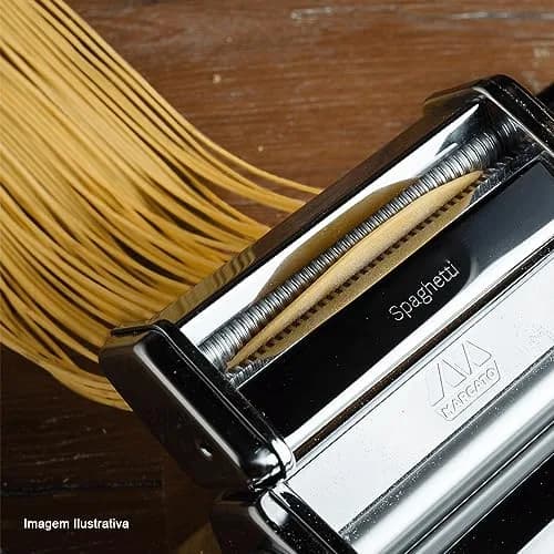 Marcato Pasta Maker Atlas 150 Spaghetti Attachment | Italian Design for Fresh Pasta (70-120 chars) thumbnail 3