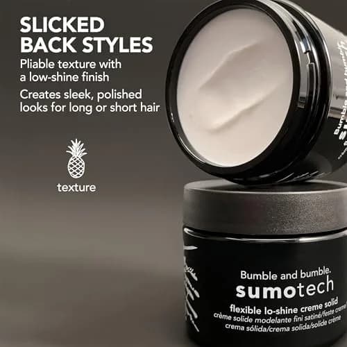 Bumble and bumble. Sumotech Flexible Hold Cream Solid | Hair Styling Cream | Flexible Hold & Pliable Texture for Short Hair | Lo-Shine Finish thumbnail 7