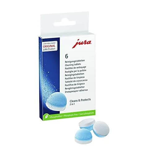 Jura Cleaning Tablets for Automatic Coffee Centers, 6 Count | Removes Inner Oil Build-Up for Great Coffee thumbnail 1