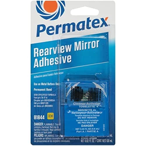 Permatex Professional Strength Rearview Mirror Adhesive Kit | Bonds in Seconds, 15 Min to Full Strength thumbnail 1