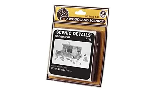 Woodland Scenics HO Chicken Coop D215 | Model Train Scenery Detail thumbnail 4