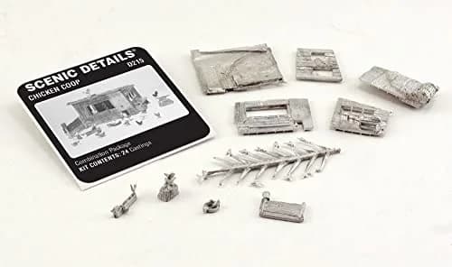Woodland Scenics HO Chicken Coop D215 | Model Train Scenery Detail thumbnail 2