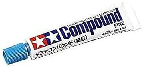 Tamiya Fine Polishing Paste 22ml (0.74 Fl Oz) | Model Kit Finishing Compound thumbnail 1