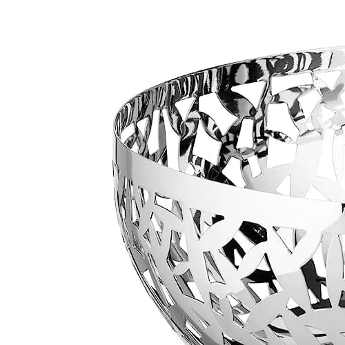 Alessi Cactus! Fruit Bowl, Small | Stainless Steel, Hand Wash Only, 8-1/4 inch Diameter thumbnail 4
