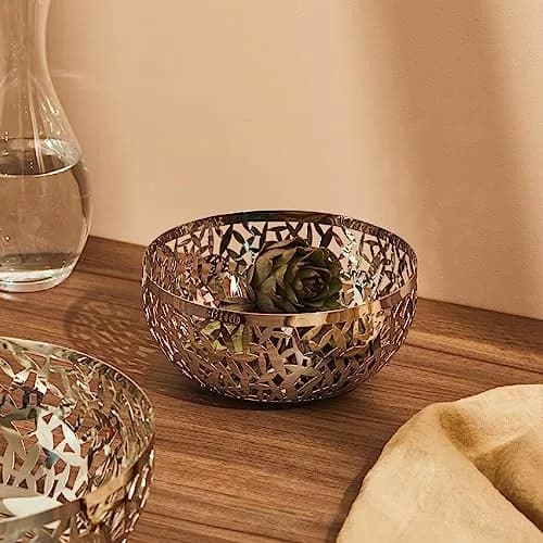 Alessi Cactus! Fruit Bowl, Small | Stainless Steel, Hand Wash Only, 8-1/4 inch Diameter thumbnail 5