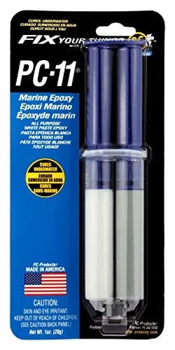 PC-Products PC-11 Epoxy Adhesive Paste | Marine Grade, 1oz Applicator Syringe, Off White thumbnail 1