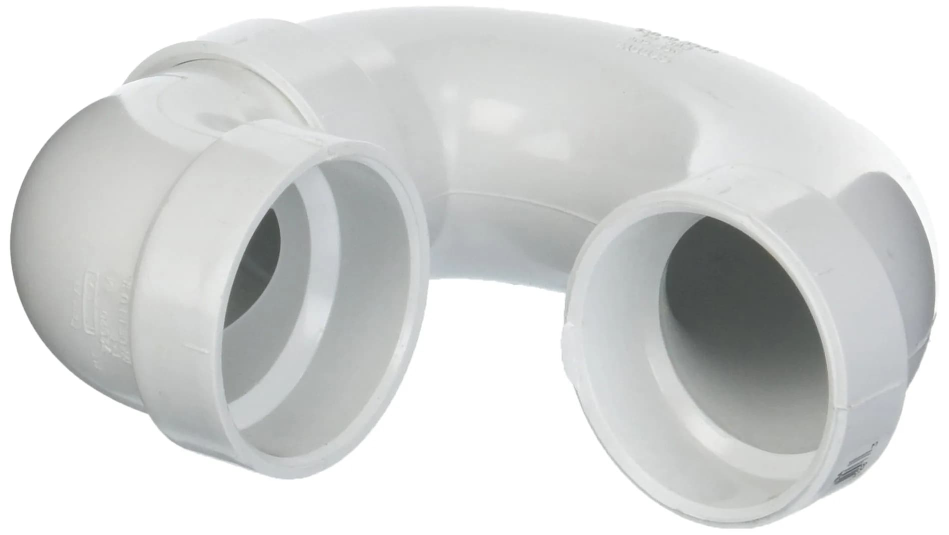 Genova 2 Inch Schedule 40 PVC P-Trap Pipe Fitting | NPT Connector — Iron