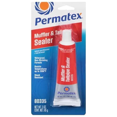 Permatex Muffler and Tailpipe Sealer 3 oz (88.7 ml) | Seals Holes & Leaks in Exhaust Systems thumbnail 1