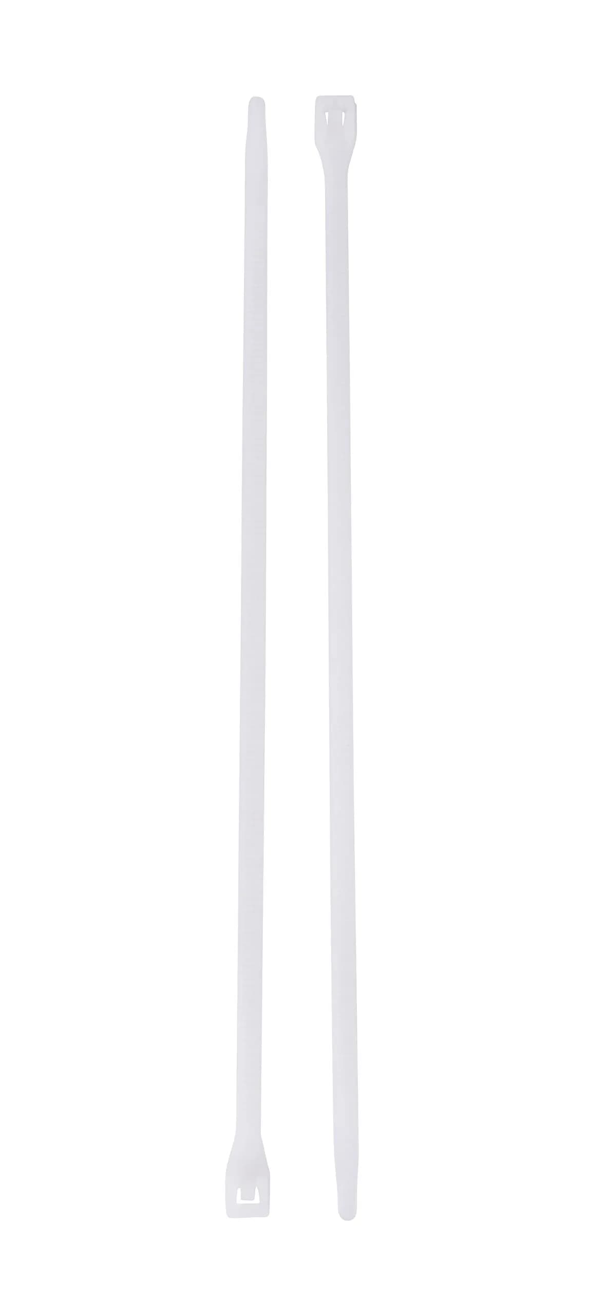 Gardner Bender 8 Inch 75 lb. Tensile Strength Nylon Cable Ties | 500 Pack, Natural Color - view 2