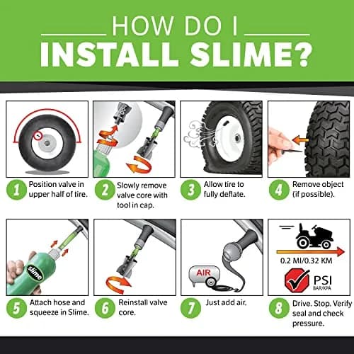 Slime 10007 Tire Sealant 236.58ml (8 Fl Oz) | Seals Tubeless Punctures Up to 6mm thumbnail 7