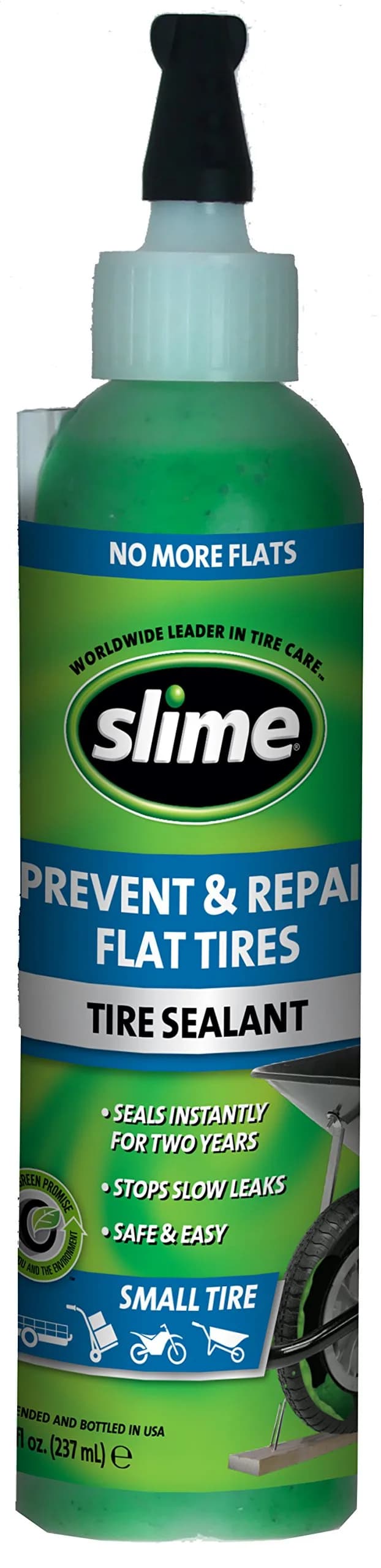 Slime 10007 Tire Sealant 236.58ml (8 Fl Oz) | Seals Tubeless Punctures Up to 6mm