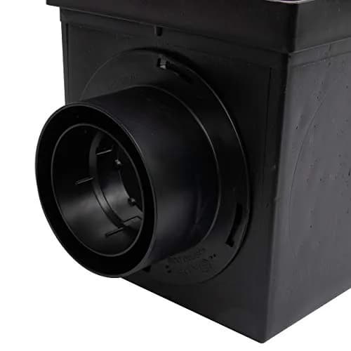 NDS Square Catch Basin Drain Kit 9-Inch Black | Handles 121 GPM Flow Rate thumbnail 5