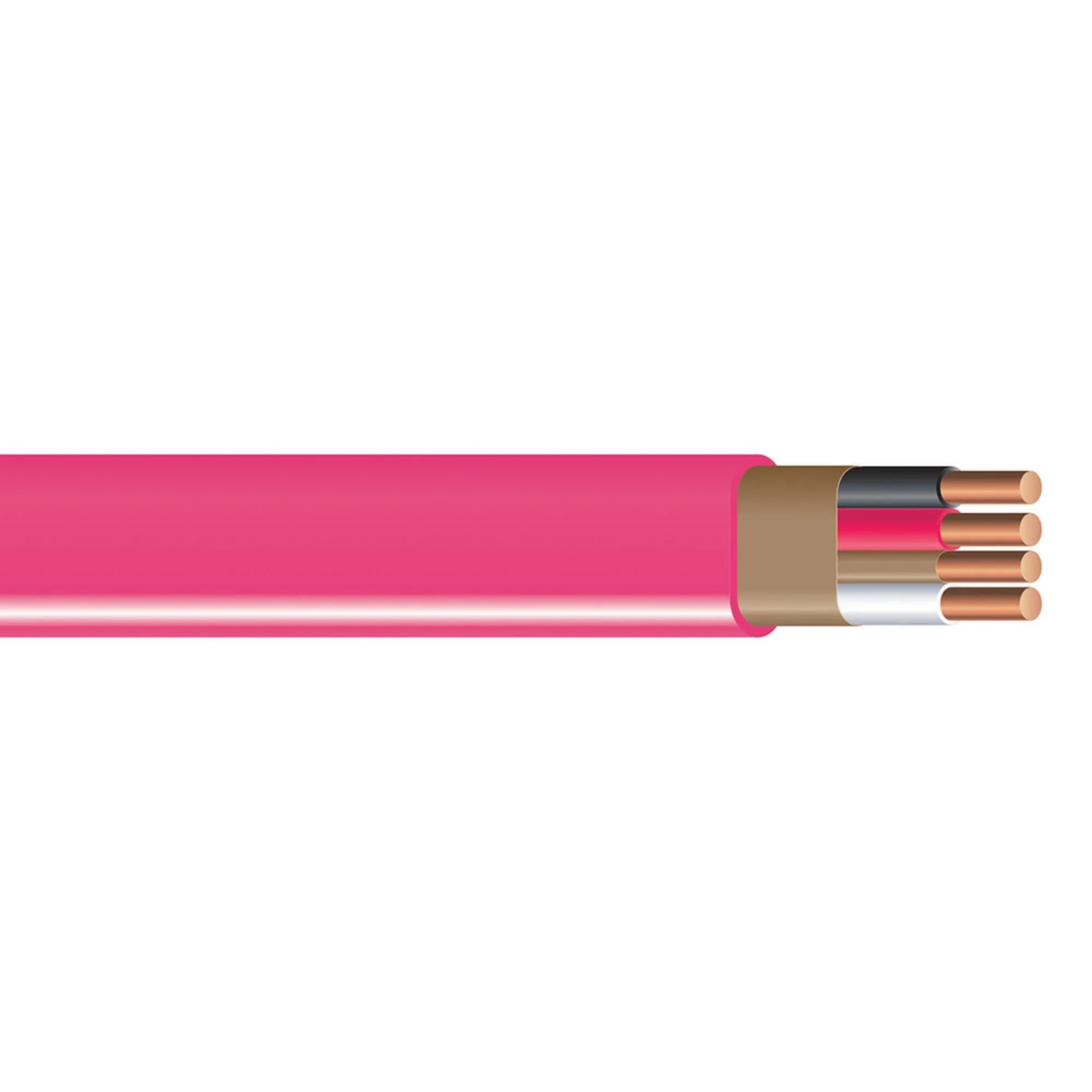 Romex 25' 10/3 NM-B Residential Indoor Electrical Wire, Orange | UL Listed, 600V, 10 Gauge, Grounded, Made in America