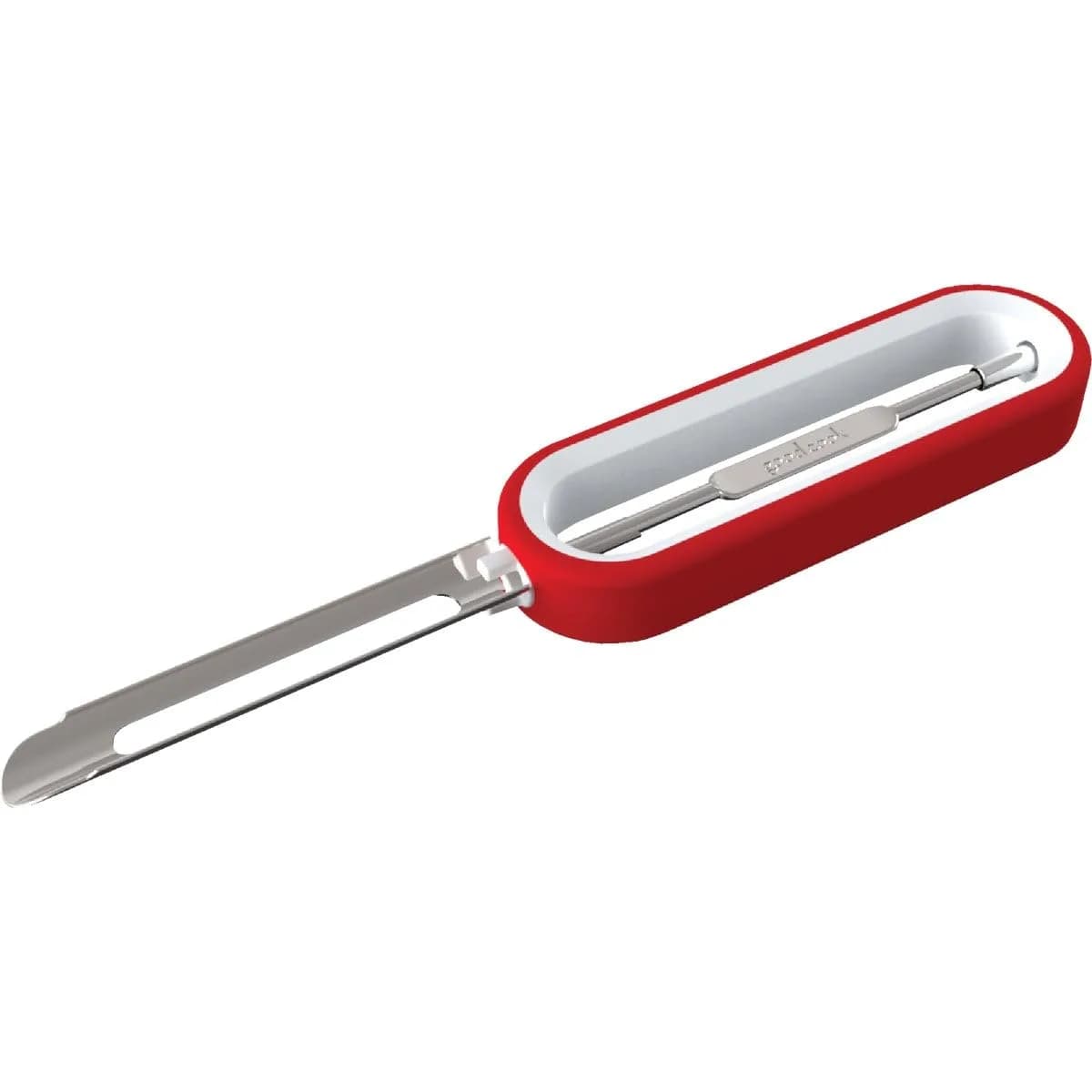 GoodCook Classic Stainless Steel Peeler | Straight Blade, Dishwasher Safe — Silver
