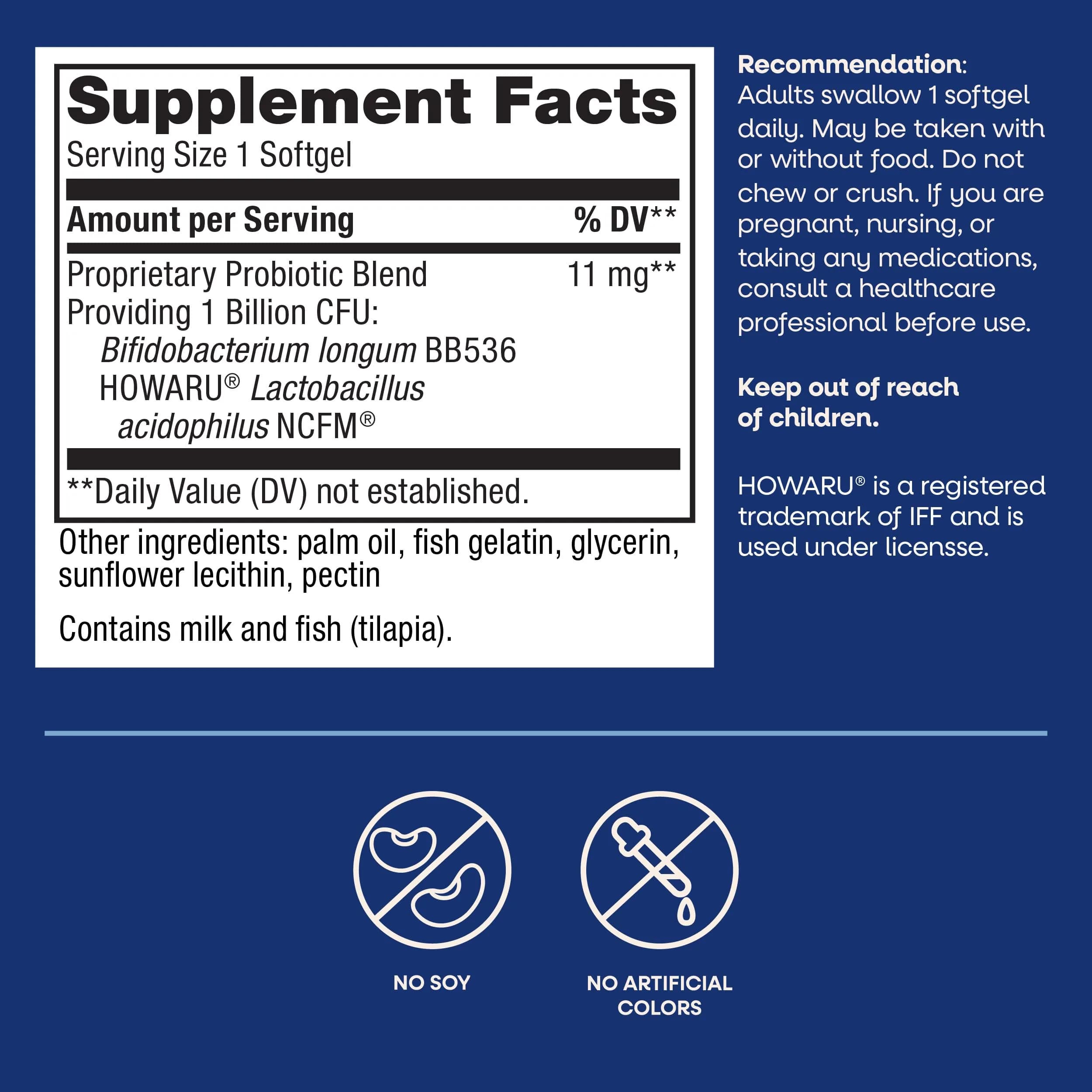 Nature's Way Probiotic Pearls Acidophilus Softgels 90 Count | Supports Digestive Balance & Immune Health - view 5