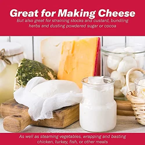 GoodCook Cheesecloth 100% Cotton, 2 sq yards | Food Grade, Bleached & Oven Safe thumbnail 4