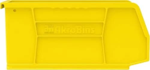 Akro-Mils 30230 AkroBins Plastic Storage Bins, 11"x5"x5", Yellow, 12-Pack | Heavy-Duty Stackable Organizer thumbnail 9