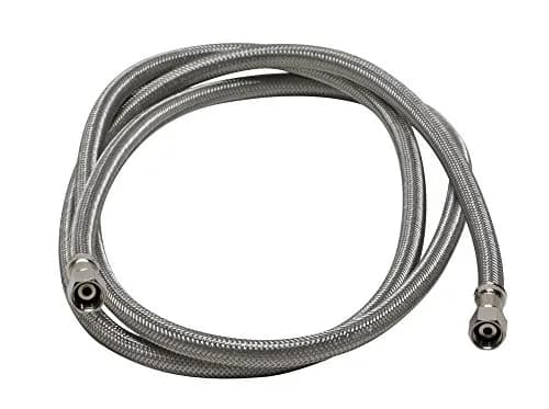 Fluidmaster Braided Stainless Steel Ice Maker Supply Line 3.05 m (10 Feet) | 1/4" OD Tubing thumbnail 1