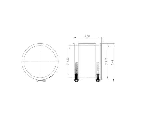 Fernco 4 In. x 4 In. Plastic to Plastic PVC Coupling | Polyvinyl Chloride Flexible Pipe Connector thumbnail 2