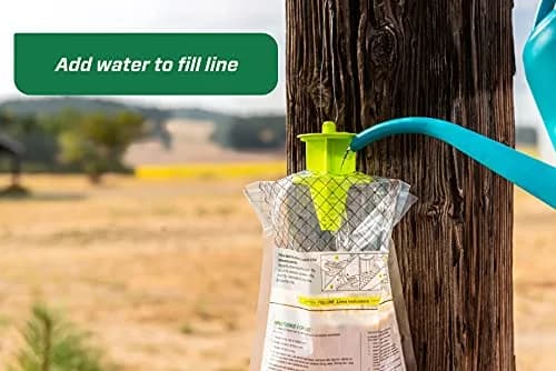 RESCUE! Big Bag Disposable Fly Trap 1 Pack | Catches 40,000 Flies Outdoors thumbnail 6