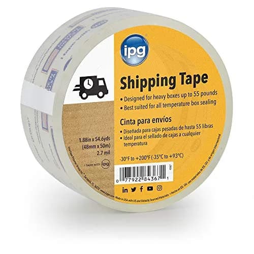 Intertape Polymer Group Clear Shipping Tape 1.88' x 54.6 yd | Heavy Duty Box Sealing thumbnail 1