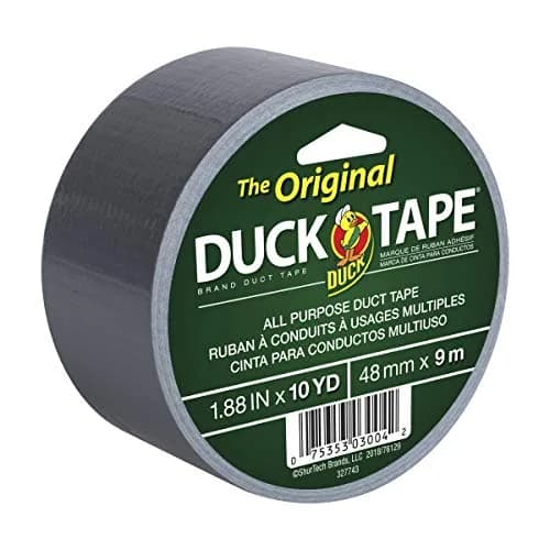 Duck Duct Tape 1.88 Inch x 10 Yard Silver | Strong Waterproof Adhesive for DIY & Repairs thumbnail 1
