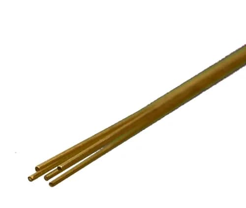 K & S Precision Metals Round Brass Rod 0.020" OD x 12" Long (5 Rods, 0.009 kg) | Wear-Resistant 260 Brass Alloy for DIY, Electrical, Plumbing, Jewelry, Modeling thumbnail 3
