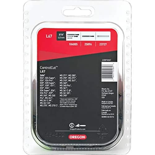 Oregon Chainsaw Chain for 16" Bar, .325" Pitch, .063" Gauge, 67 Drive Links | Durable, U.S.-Made thumbnail 2