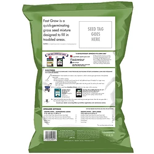 Jonathan Green Fast Grow Grass Seed - Cool Season Lawn Seed 11.34 kg (25 lb) | Quick Turf for Sun & Shade thumbnail 2