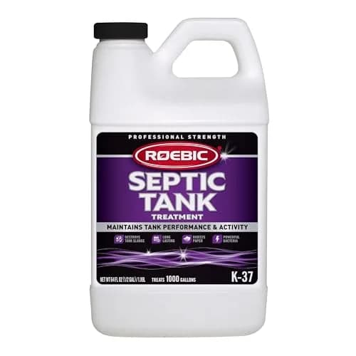 Roebic K-37-H Septic Tank Treatment 64 Fl Oz (1.89 L) | Promotes Efficient Breakdown & Reduces Odors thumbnail 1