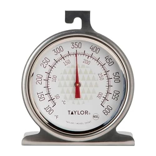 Taylor Large 2.5 Inch Dial Oven Thermometer | Accurate to 600°F (315°C) thumbnail 1