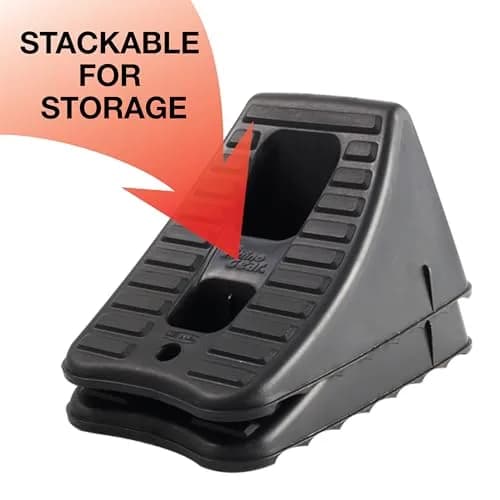 FloTool Heavy Duty Wheel Chock Set | 0.2 kg (0.44 lb) Each | Secure Vehicle Immobilization thumbnail 4