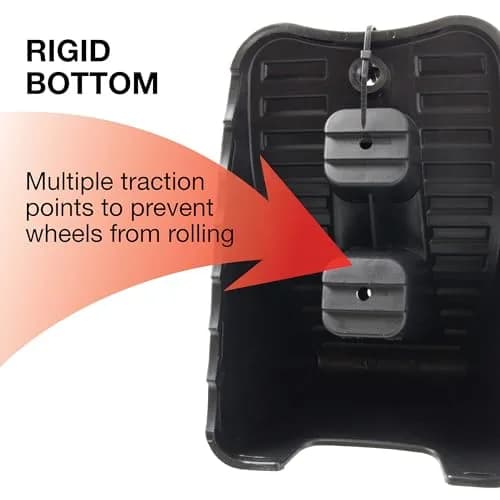 FloTool Heavy Duty Wheel Chock Set | 0.2 kg (0.44 lb) Each | Secure Vehicle Immobilization thumbnail 3