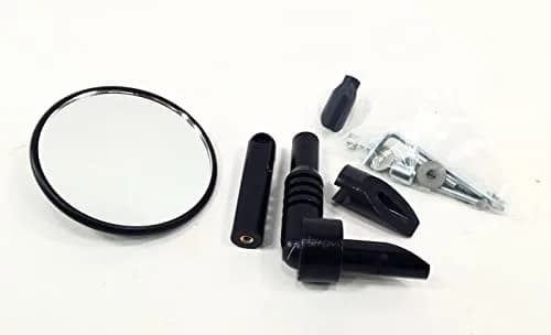 Mirrycle Mountain Bike Mirror | Universal Handlebar Mount | Convex Polycarbonate thumbnail 4