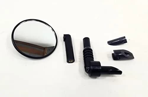 Mirrycle Mountain Bike Mirror | Universal Handlebar Mount | Convex Polycarbonate thumbnail 3