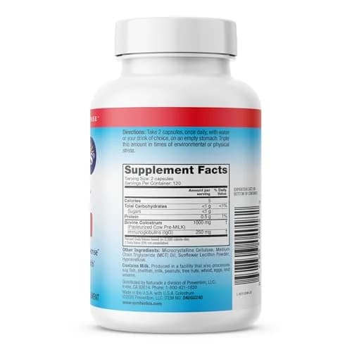 Symbiotics Colostrum Vegetable Capsules, 240 Count | Supports Immune & Digestive Wellness thumbnail 7